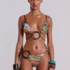 Kaia Bikini Top with Wooden Trims
