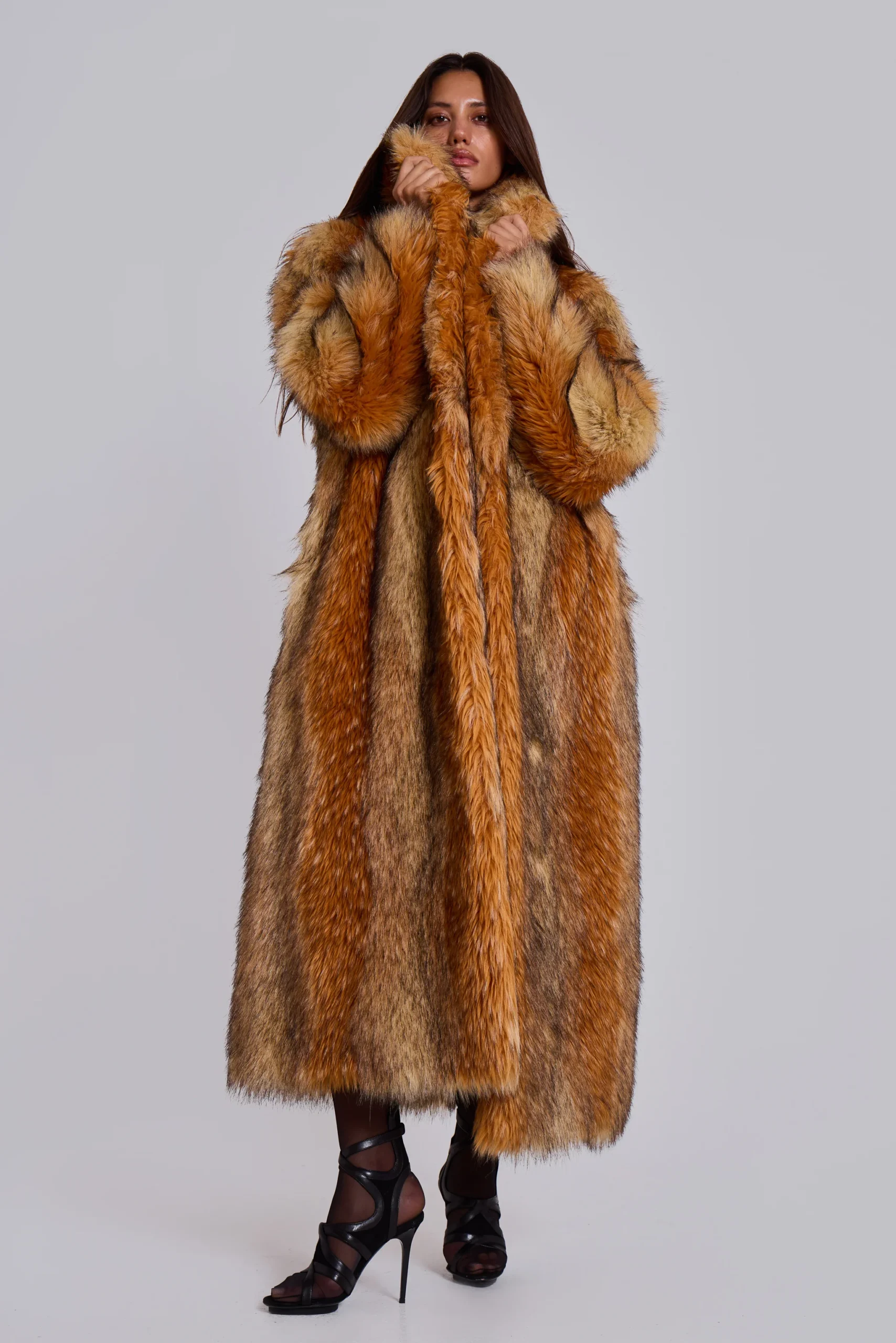 Xylia Faux Fur Maxi Coat
