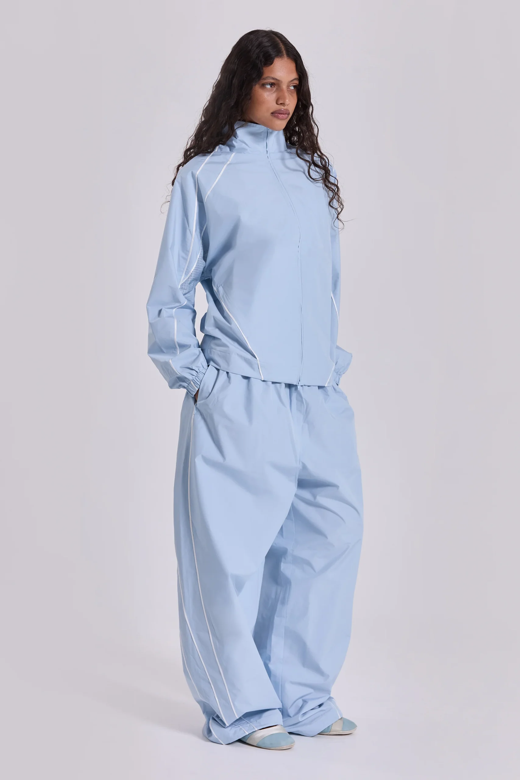 Blue Vapor Tracksuit Bottoms