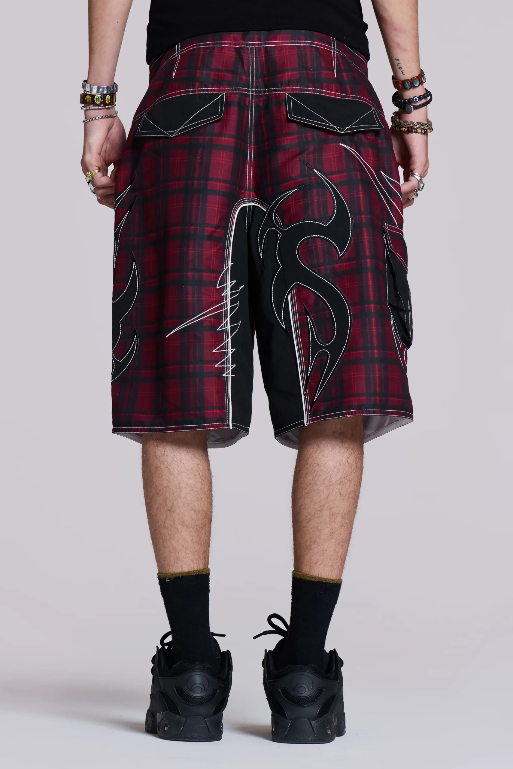 8935-tribal-check-board-shorts-4.webp Tribal Check Board Shorts