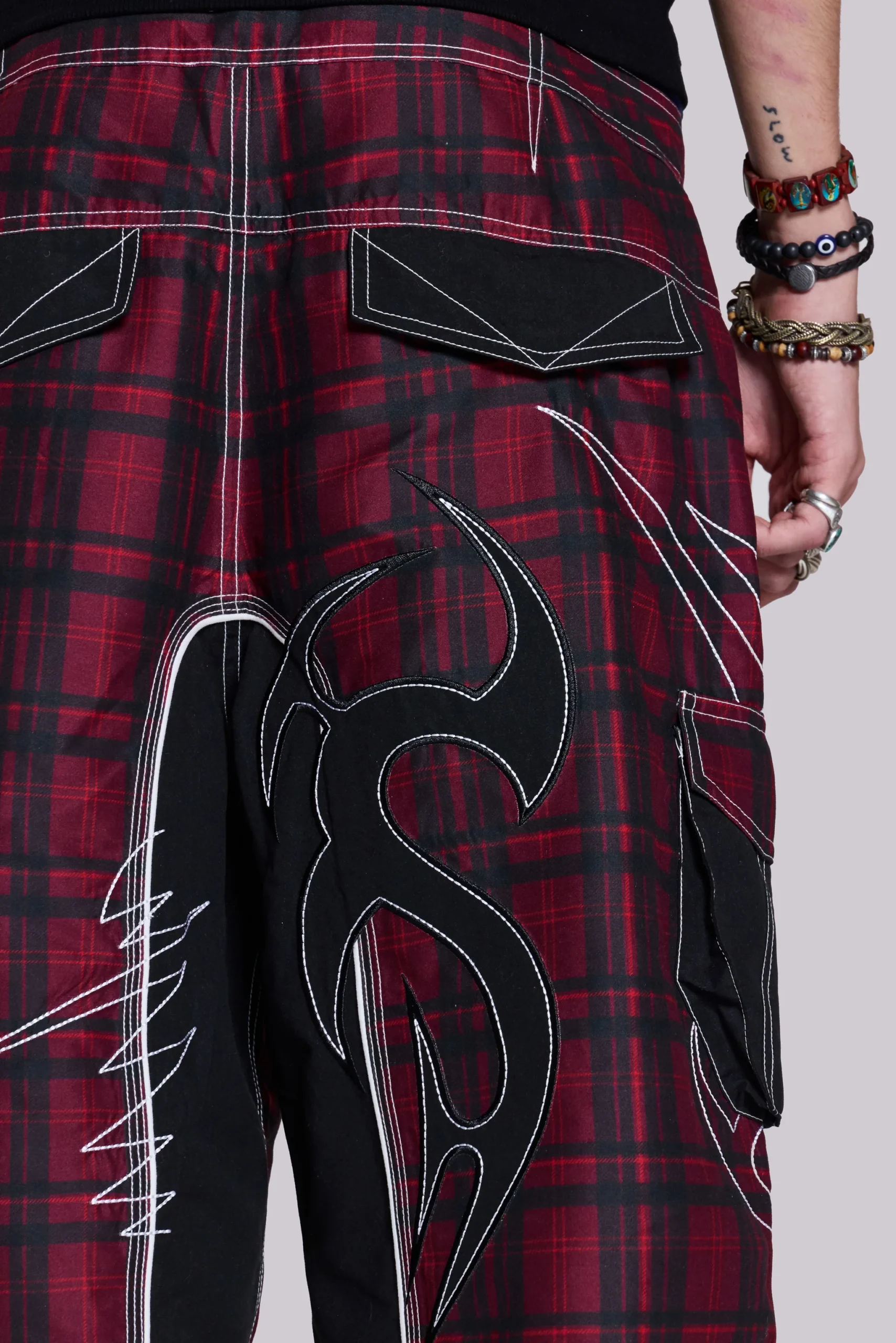 8935-tribal-check-board-shorts-5.webp Tribal Check Board Shorts