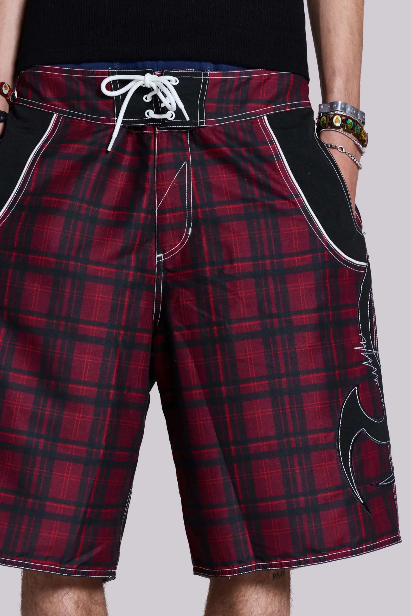 8935-tribal-check-board-shorts-6.webp Tribal Check Board Shorts