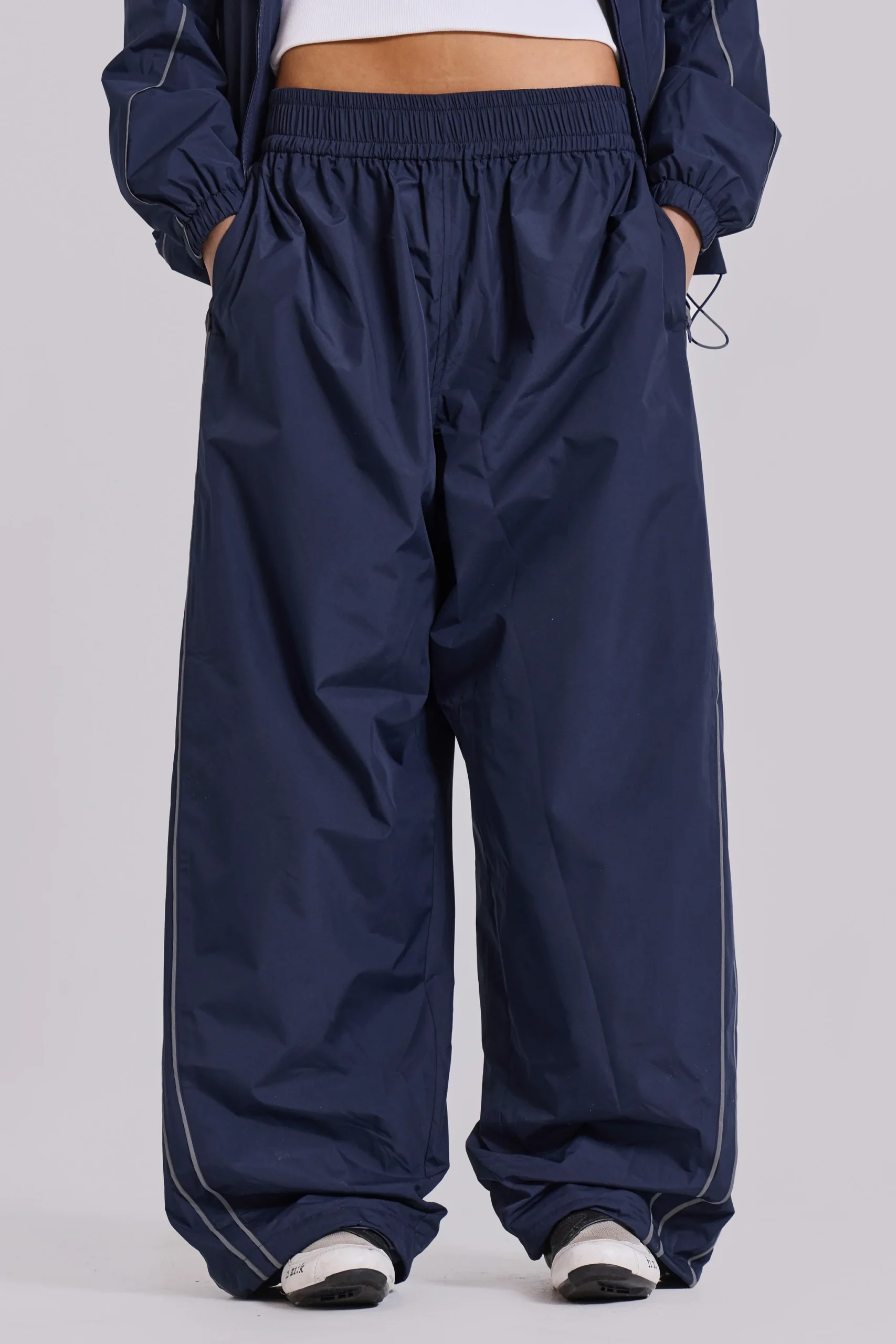 Navy Vapor Tracksuit Bottoms