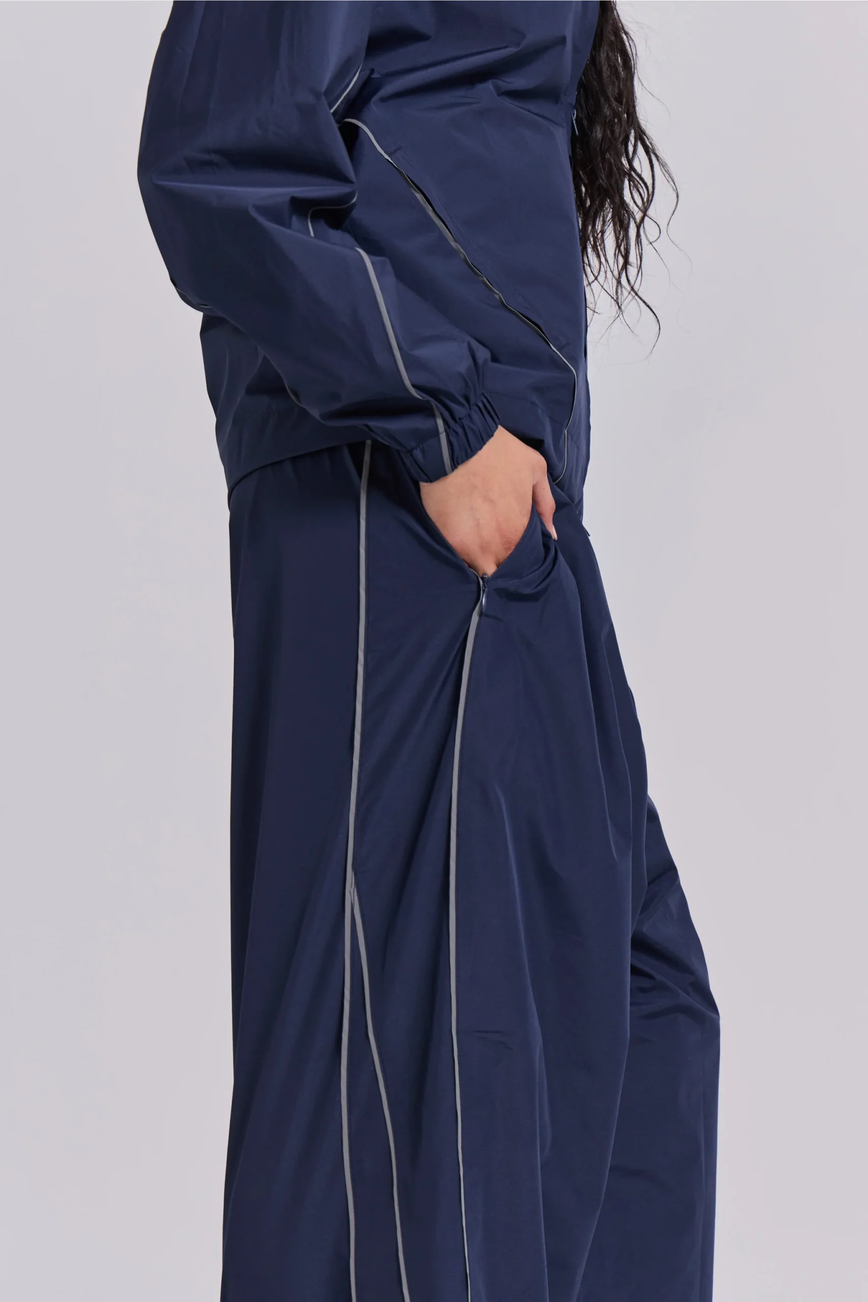 Navy Vapor Tracksuit Bottoms