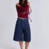 Ollie Pinstripe Jorts