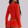 9193-tangerine-velour-cardigan-5.webp Tangerine Velour Cardigan