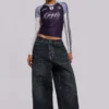 Black Coated XL Colossus Jeans