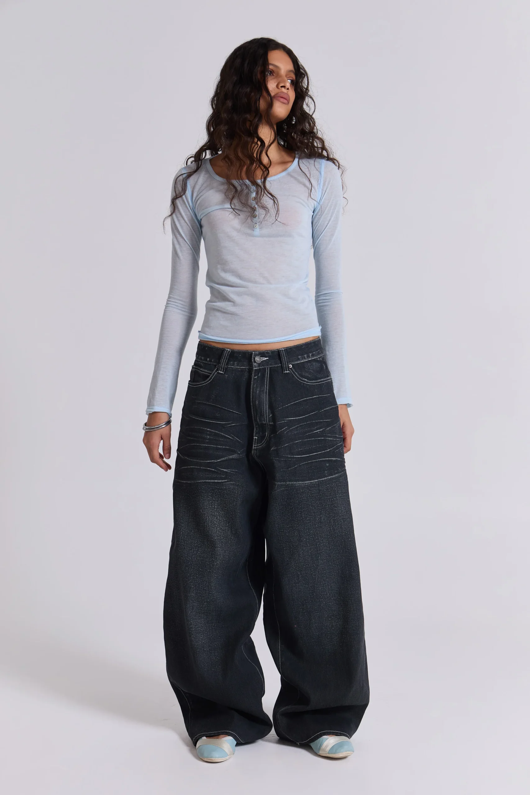 Black Coated XL Colossus Jeans