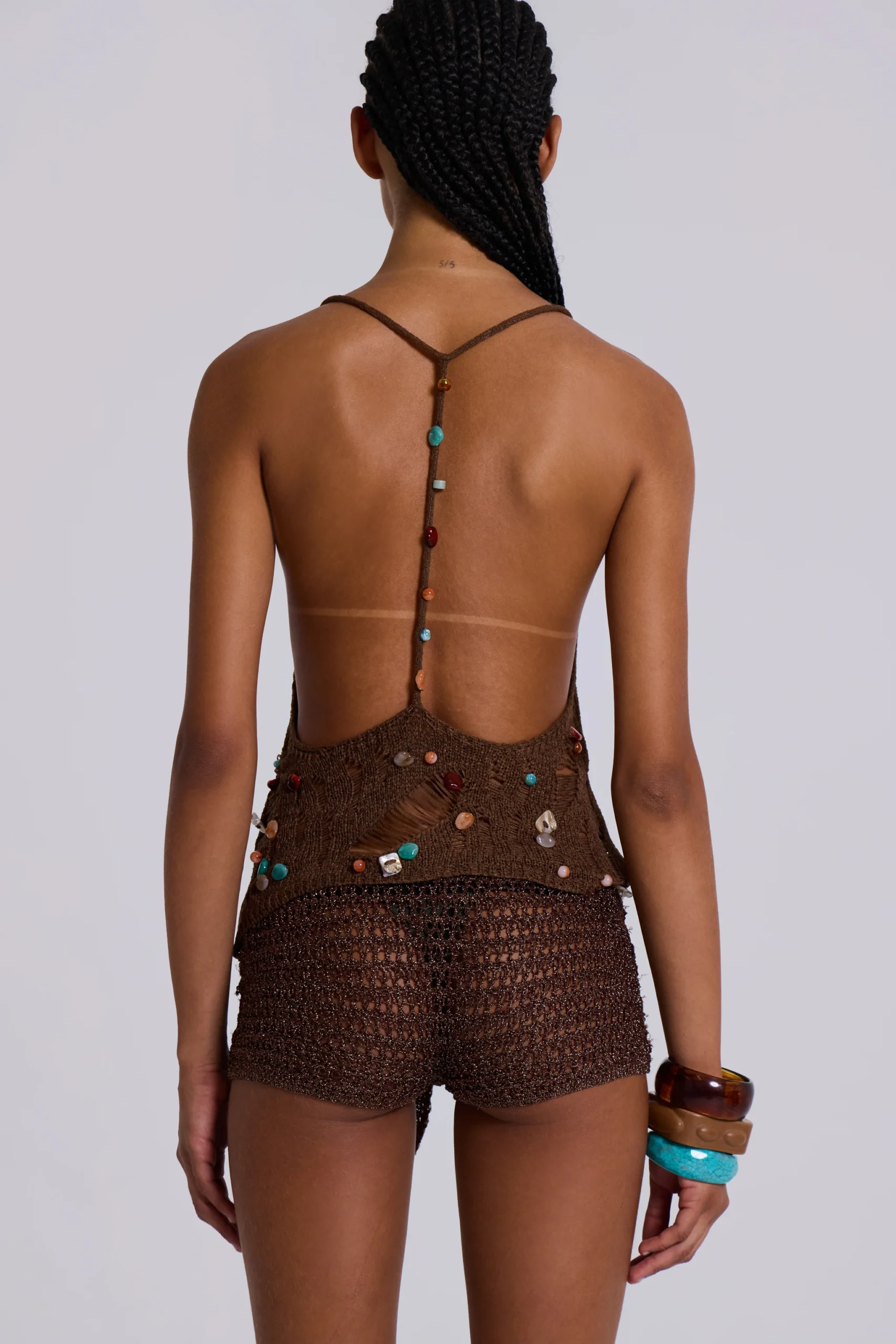 Aruana Beaded Knit Top