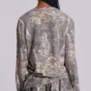 Woodland Camo Waffle Long Sleeve Top