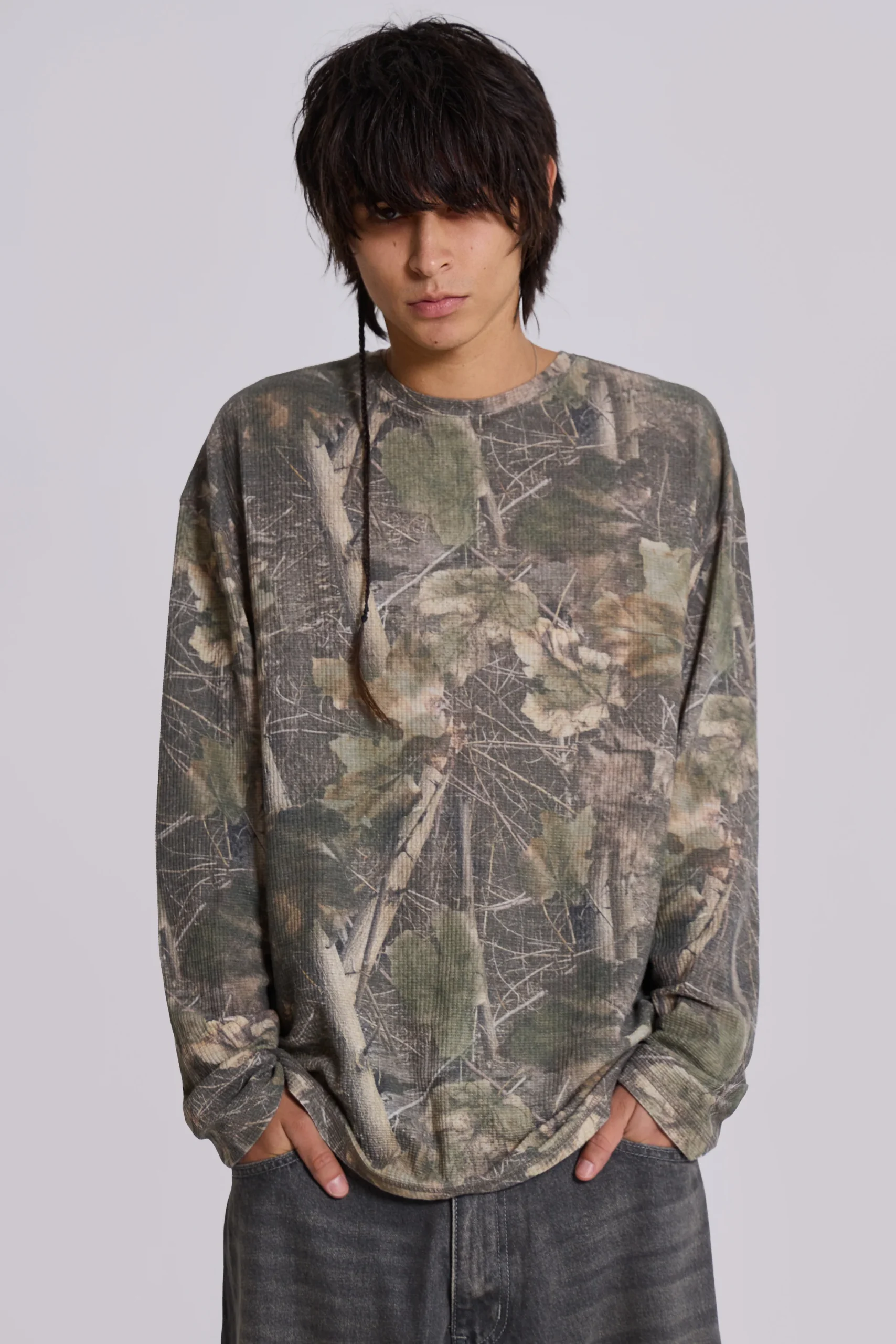 9652-woodland-camo-waffle-long-sleeve-top-1.webp Woodland Camo Waffle Long Sleeve Top