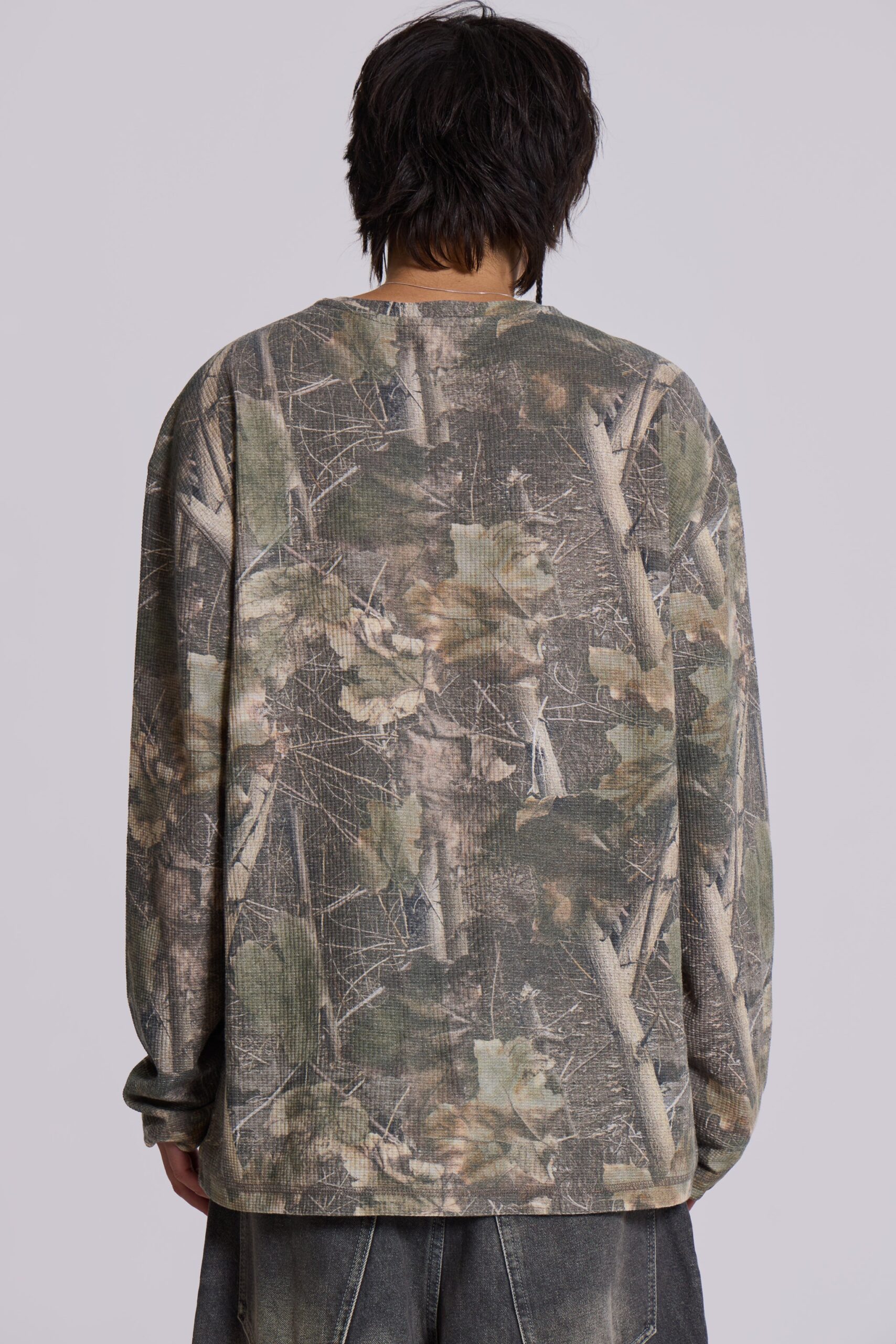 9652-woodland-camo-waffle-long-sleeve-top-4.jpg Woodland Camo Waffle Long Sleeve Top
