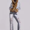 9707-zain-shredded-bootcut-jeans-in-grey-5.webp Zain Shredded Bootcut Jeans in Grey