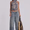 Bolted Studded Colossus Jeans