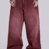 Burgundy Washed XL Colossus Jeans