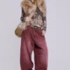 Burgundy Washed XL Colossus Jeans