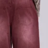 Burgundy Washed XL Colossus Jeans
