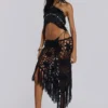 Asha Fringed Top With Buttons
