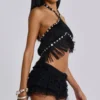 Asha Fringed Top With Buttons