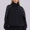 Black Vapor Tracksuit Top