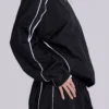 Black Vapor Tracksuit Top