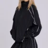 Black Vapor Tracksuit Top