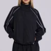 Black Vapor Tracksuit Top