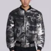 Dirty Camo Bomber Jacket