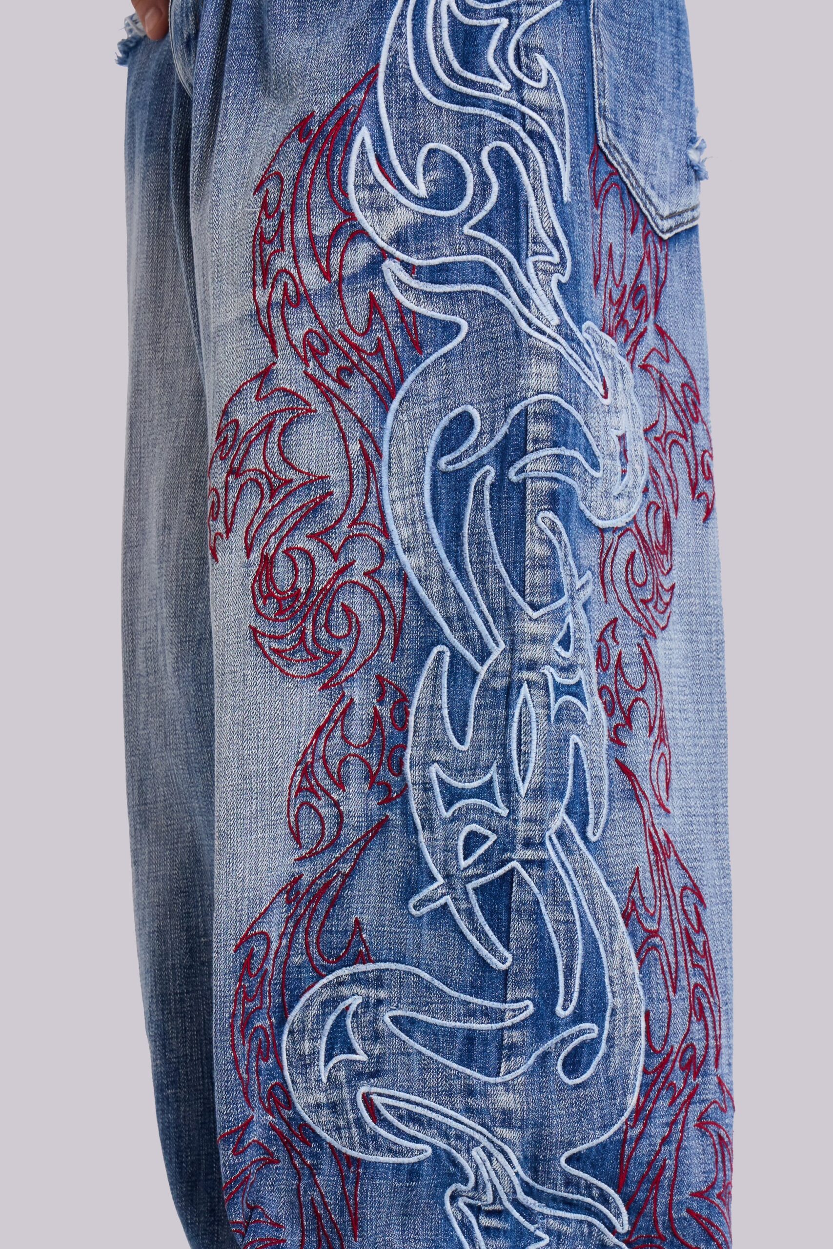 9941-layered-tribal-xl-colossus-jeans-7.jpg Layered Tribal XL Colossus Jeans