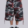 Red Camo Cadet Shorts