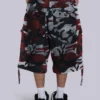 Red Camo Cadet Shorts